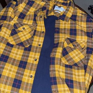Topman Slim Fit Button-Up Plaid Twill Shirt Jacket